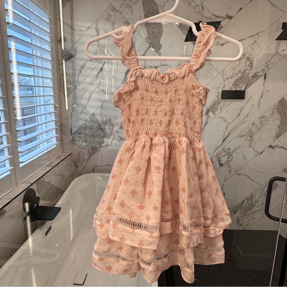 Noralee Powder-Pink Birdie Dress